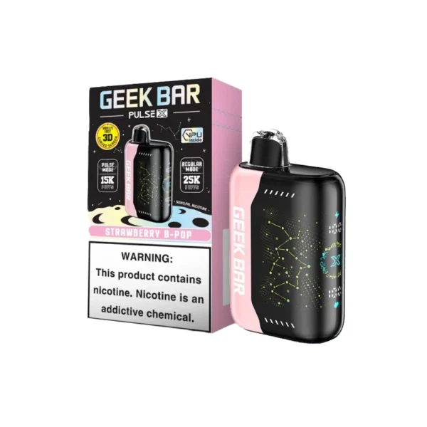【草莓】正品Geek Bar Pulse X Vape 25000 Puffs一次性電子菸：圖片 2